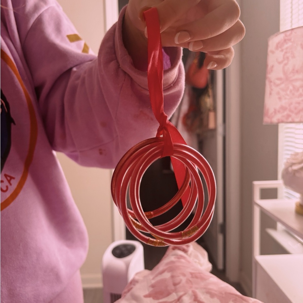 Pink Buddha girl bracelets